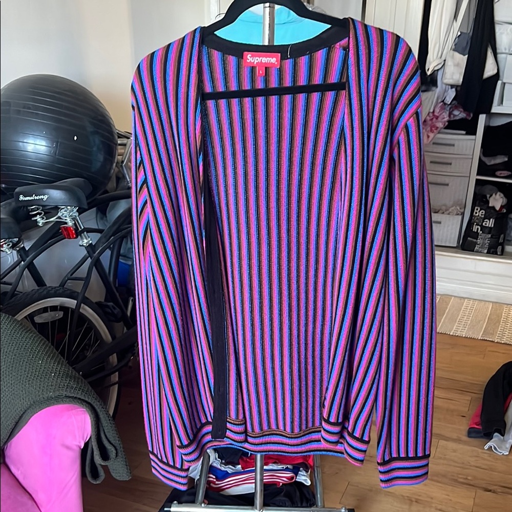 Supreme Multicolor Striped Sweater